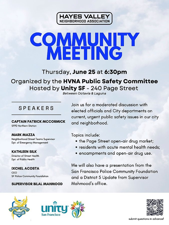 Hayes Valley Community Meeting - Public Safety